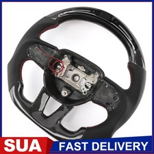Real Carbon Fiber Led Steering Wheel For Dodge Charger Durango Srt 20152022 Us