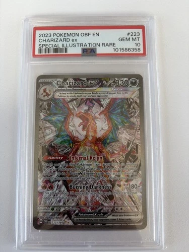 Charizard EX 223/197 Obsidian Flames Special Illustration Psa 10