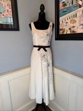 NWT Adrianna Papell Summer Linen Dress Sz 4