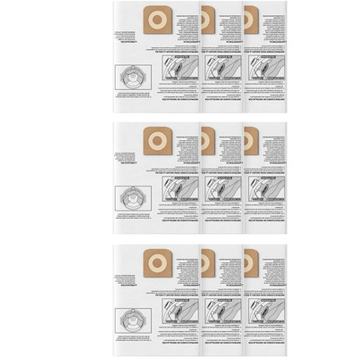 #ad #ad 3 15 Pack For CRAFTSMAN 16 20 Gallon Wet Dry Shop Vac Bags Part# 38749 Bags $36.99