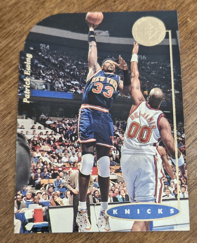 Patrick Ewing - 1994-95 UD SP Championship Series - #96 - Die-Cut- Knicks