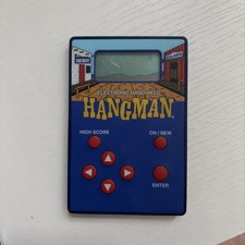 1999 Vintage Hangman Hasbro Electronic Hand Held Word Game Milton Bradley