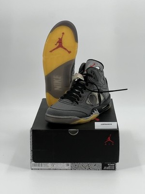 Nike Air Jordan 5 Retro SP x Off-White Muslin US 12 / EUR 46 Neu & OVP