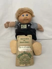 Vintage 1984 Cabbage Patch Kids Doll Overalls Outfit Birth Certificate Coleco