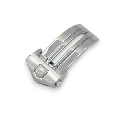 Carrera Monaco FC5014 FC5075 FC5030 18mm Silver Deployment Clasp For Tag Heuer