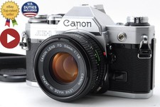  N MINT Canon AE-1 Silver 35mm SLR Film Camera New FD 50mm f1.8 Lens From JAPAN