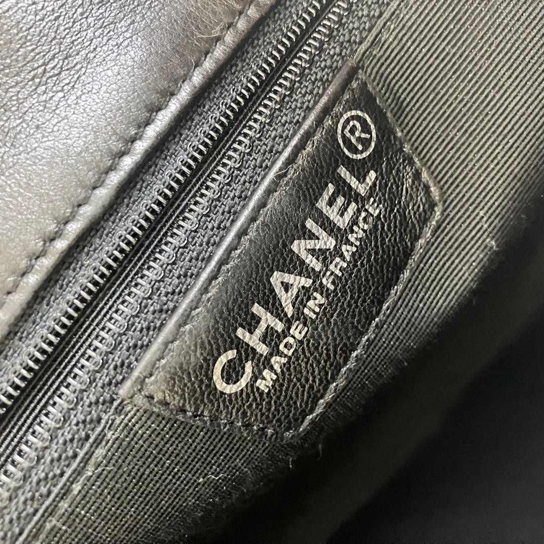 CHANEL Multicolor Python Leather Shoulder Bag Vin… - image 13