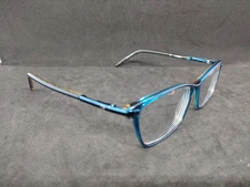 OCEAN PACIFIC SANDY BEACH TEAL BLUE LAMINATE 52/15/135 FLEX HINGE EYEGLASS Frame