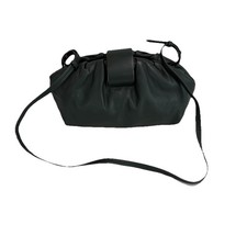 Massimo Dutti Leather Clutch Crossbody Bag De...