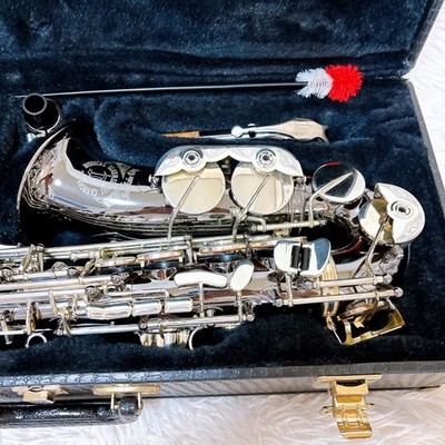 Canonball A.SCEP-BS Altsaxophon Schwarz Neusilber Tasten Gravur Korpus
