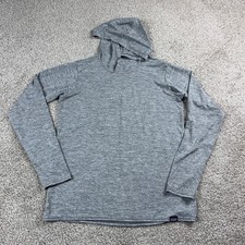 Patagonia Hoodie Womens Small Gray Capilene Cool Daily Hoody Uv Protection