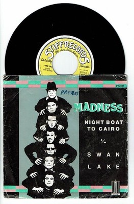 MADNESS Vinyl 45 tours 7'' SP Nachtboot Nach Kairo - SWAN LAKE - STIFF 640192