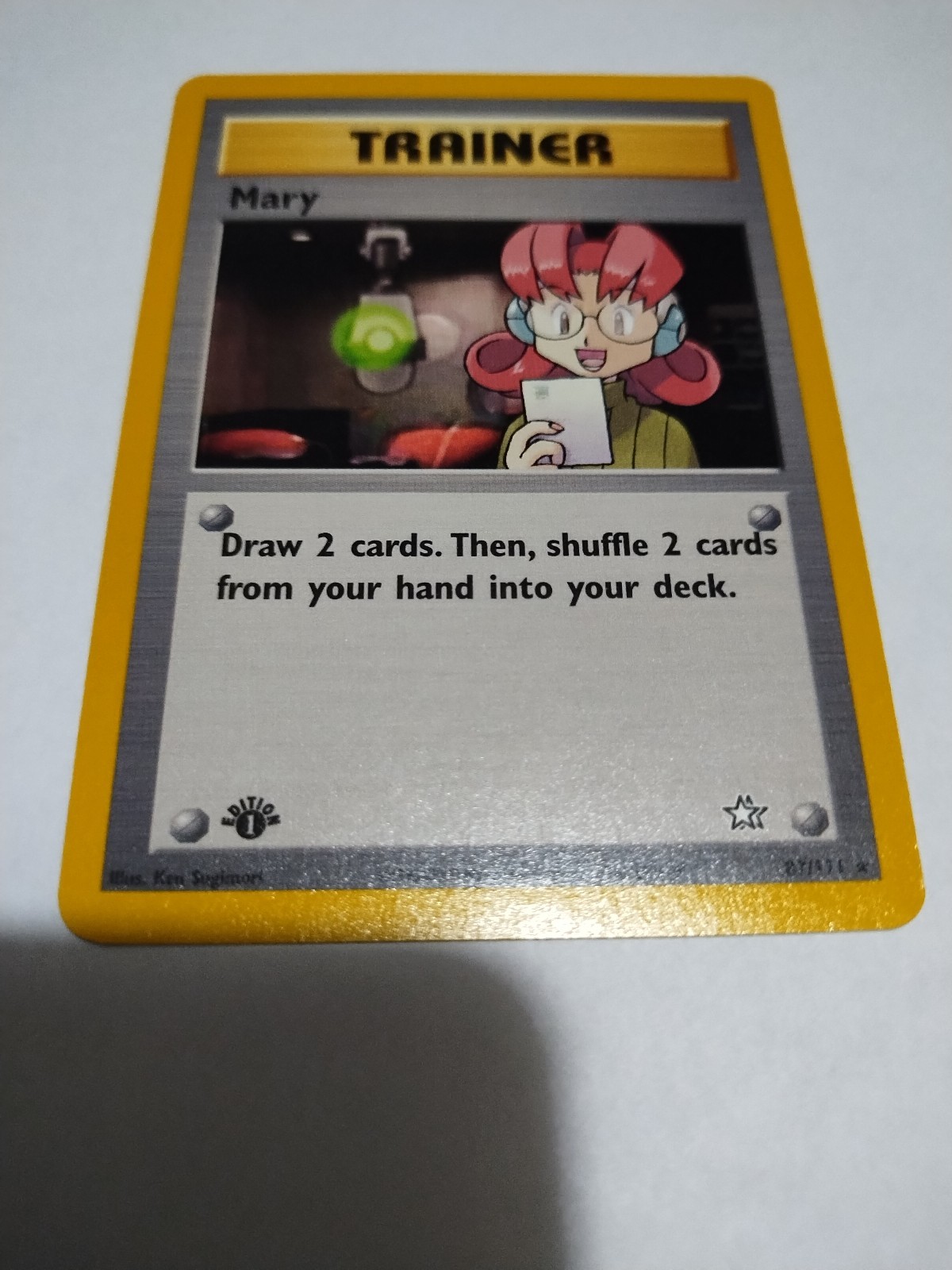 Mint Pokémon Cards Mary 87/111 Rare Neo Genesis 1ST EDITION WOTC -