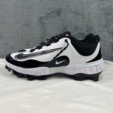 Nike Alpha Huarache Elite 4 Low MCS Cleats White Black Men’s Size 15 FD6255-108