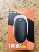 Pocket Hand Warmer Double Sided Rechargable Phone Charger 10000mAh Power Bank