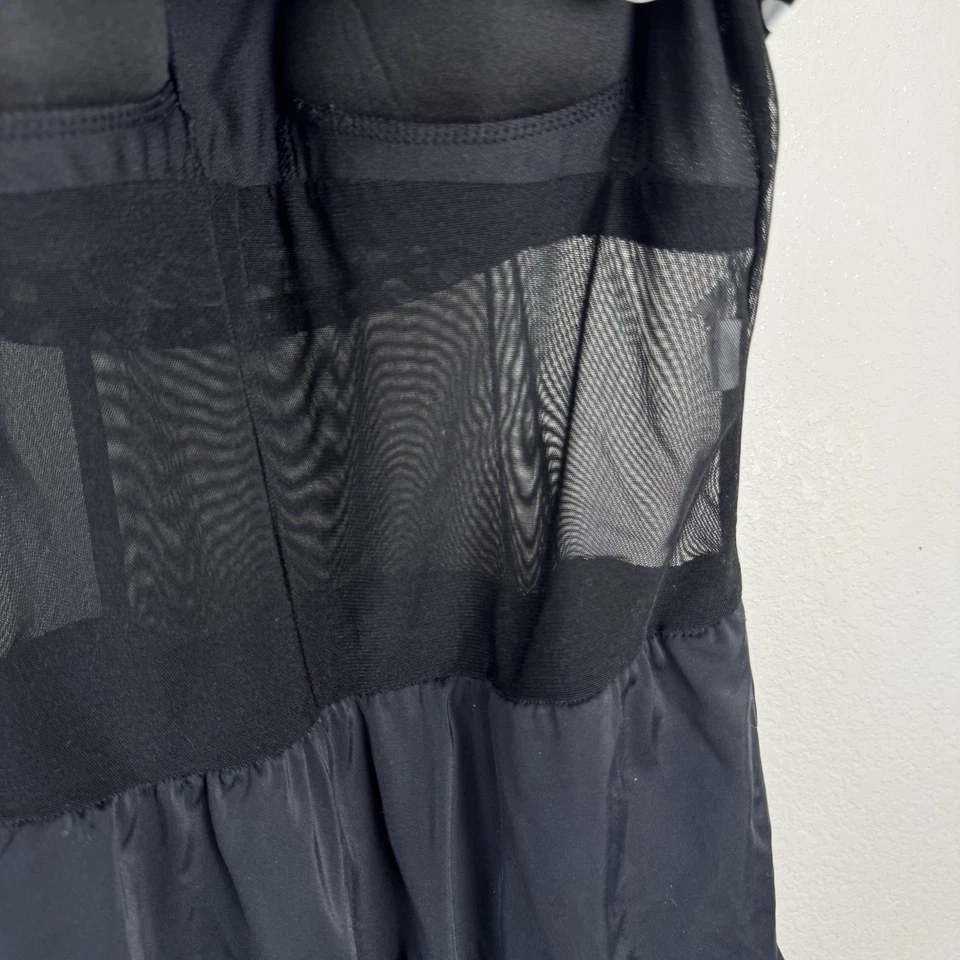 MUJER CROFT & BARROW NEGRO BLANCO ANIMAL PRINT GEO 1 PIEZA TRAJE DE BAÑO TALLA 10 Foto 4 de 4