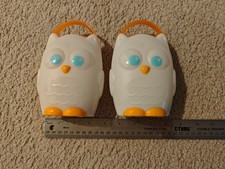 2x Munchkin Owl Night Light Kids Toddler Light My Way Battery Carry Lamp