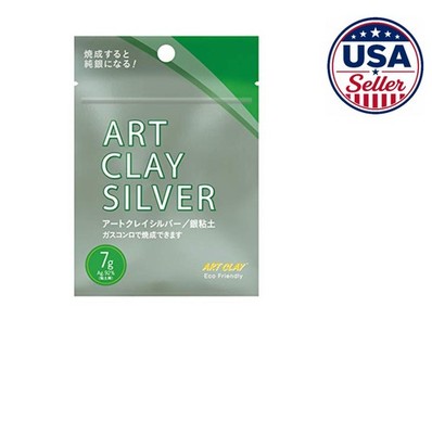 Silver Clay 7g Precious Metal Clay Oven Bake Modeling Fine Silver Craft