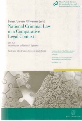 National criminal law in a comparative legal context; Vol. 1.2. Introduction to 