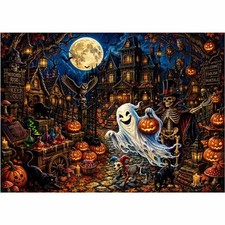 Ghosts of Halloween 1000 Piece Jigsaw Puzzle for Adults