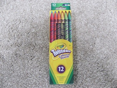 Brand New Crayola Twistables Colored Pencils, Assorted Colors, 12/Pack (68-7408)