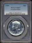 1964 Kennedy Half Dollar PCGS PR67 - Accented Hair