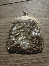 Antique Sterling Mesh Coin Purse Sterling Silver NSW Australia EX Condition