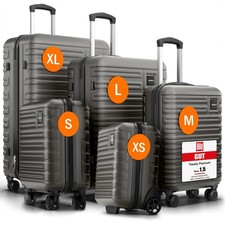 Travely Polycarbonat Koffer - passend für Ry...