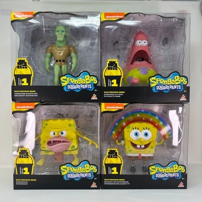 SpongeBob Squarepants Masterpiece Meme 8''  Series 1 Figure Lot of 4 RARE NEW