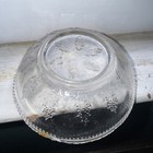 Vintage cut pressed glass Leaf Pattern trinket candy dish — photo 6