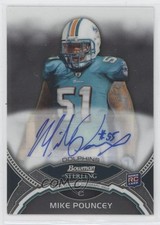 2011 Bowman Sterling Auto Mike Pouncey #BSA-MP Auto 7v7