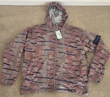 Aries Arise Tiger Print Windcheater Jacket - Pink  - Large