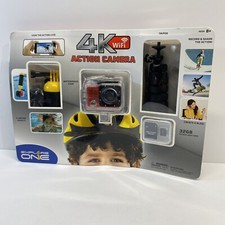 Explore One 4K Action Camera with WiFi Bundle Waterproof 32gb SD Card