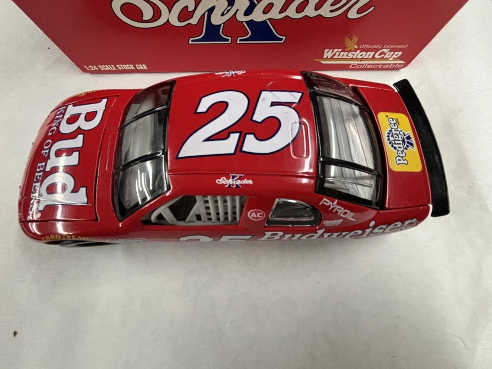 Ken Schrader #25 Bud King Of Beers Budweiser 1995 1/24 Action - Image 2 of 3