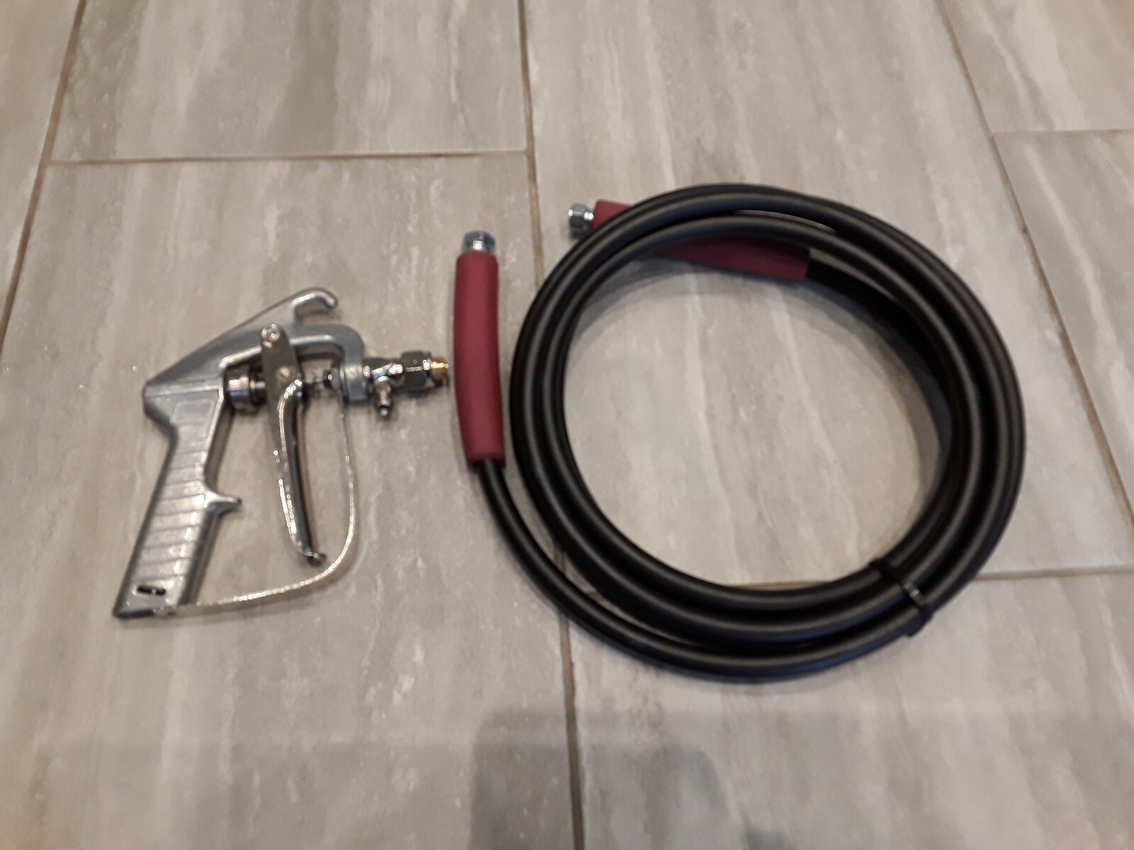 Spray Adhesive Gun & Hose Kit 3.5m 12ft Canister  Glue Contact 17kg sovereign eBay