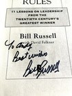 BILL RUSSELL Boston Celtics Signed BASKETBALL Book Rules HOF AUTO RARE signature — photo 1