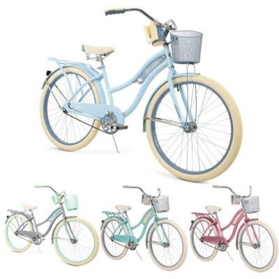 24 huffy nel lusso women's cruiser bike mint green
