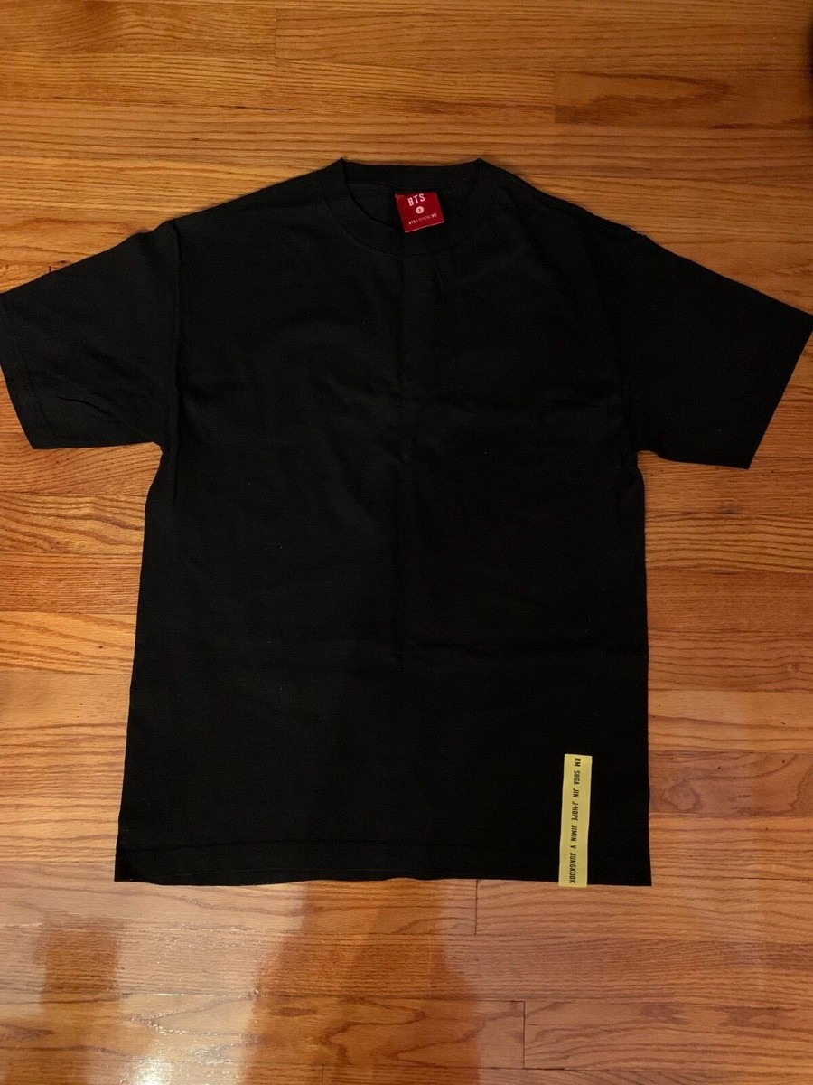 BTS Official Shirt, Citifield Concert 2019, Black and Yellow color