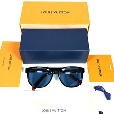 Auth Louis Vuitton Sunglasses Oliver Logo Z0792E R0158 Made in Italy