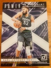 2021-22 Donruss Basketball Karl Anthony Towns Power In The Paint #5 Timberwolves