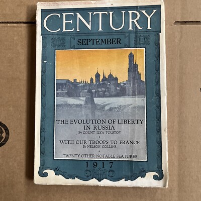 1917 Century September - Evolution of Liberty in Russia; Peary;Marines/Fusiliers