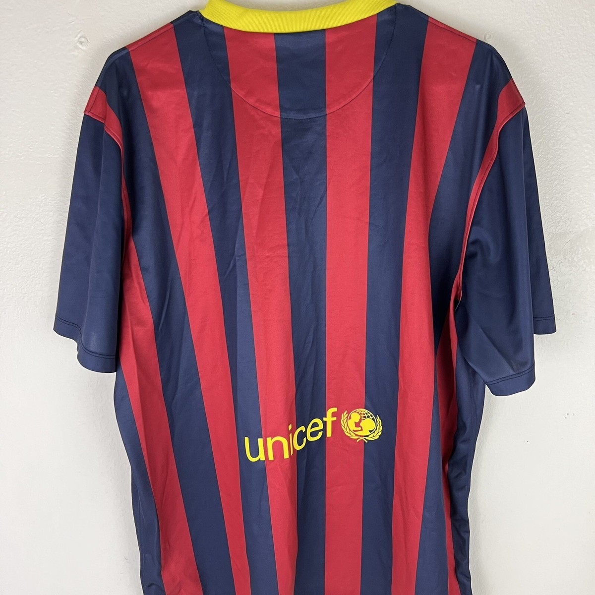 2013-14 Nike F.C.Barcelona Mens Size XL Soccer Jersey Dri