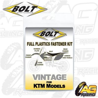 Bolt Plastics Fastener Kit For KTM SX EXC 125 200 250 300 360 380 1998 ...