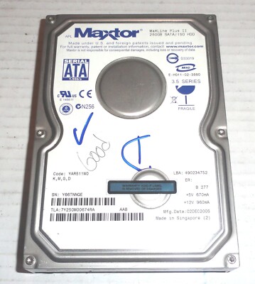 Carte électronique PCB Pour Disque Dur Maxtor Calypso P11 6Y160M004731A
