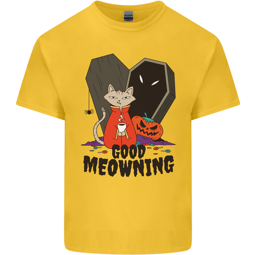 Vampire Cat Good Meowing Funny Halloween Kids T-Shirt Childrens - Picture 7 of 19