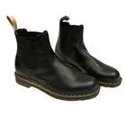 14M Dr. Martens 2976 Hi Ankle Smooth Leather Chelsea Boots Mens Doc 48EU Sz Blac