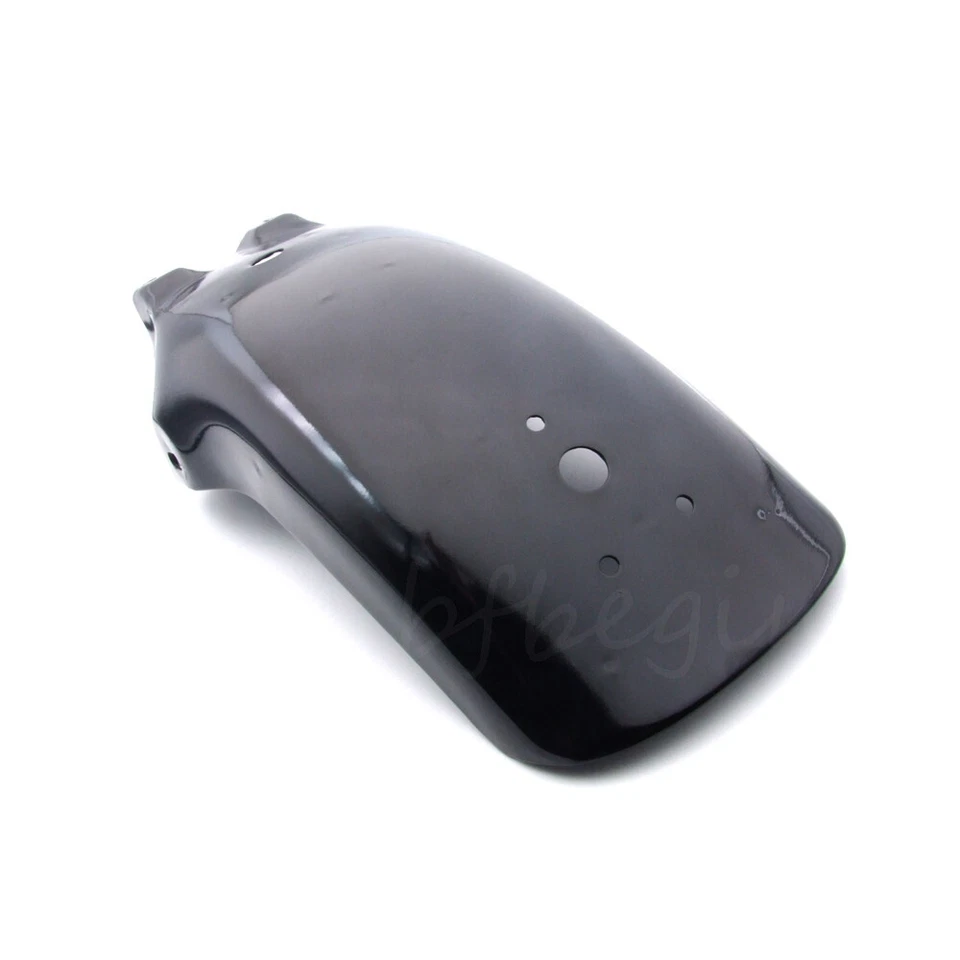 Guardabarros trasero de motocicleta negro Metal para Yamaha Virago V-Star 650 Honda Foto 4 de 4