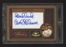2005 TIMELESS TREASURES BOB GIBSON AUTOGRAPH INSCRIPTION #ED 21/24 RARE HOF AUTO