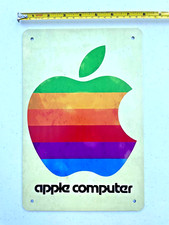 Apple Computer Retro Tin Sign Old School Appl...