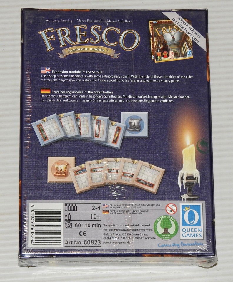 Fresco Expansion Module 7 The Scrolls Box Queen Board Games - New ...